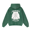 Zip-Through Fleece Hoodie "Fear May Be The Key"