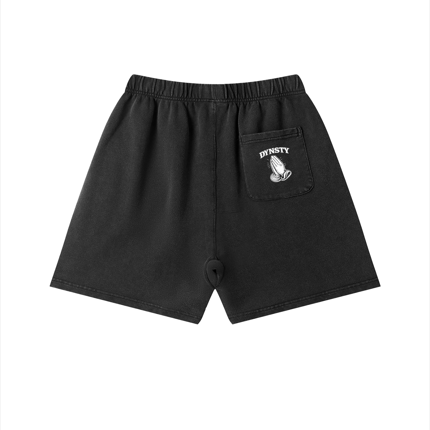 Vintage Wash Cotton Shorts "Fear May Be The Key"