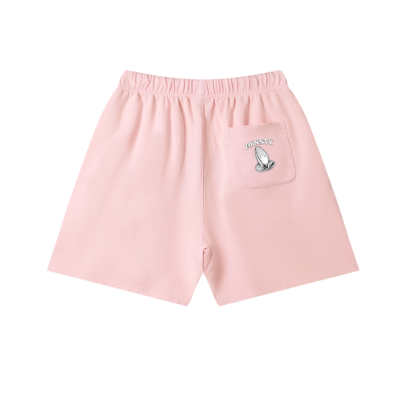 Vintage Wash Cotton Shorts "Fear May Be The Key"