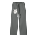Solid Color Straight Leg Fleece Sweats "Fear May Be The Key"