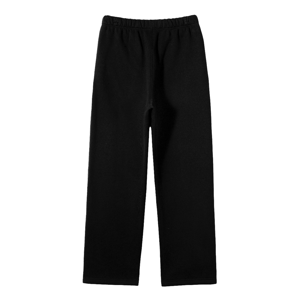 Solid Color Straight Leg Fleece Sweats "Fear May Be The Key"