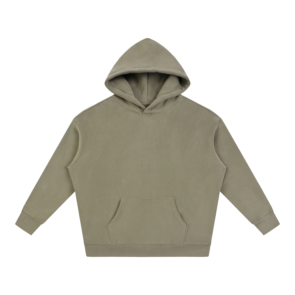 Oversize Fleeced Hoodie "The Weight of What If"