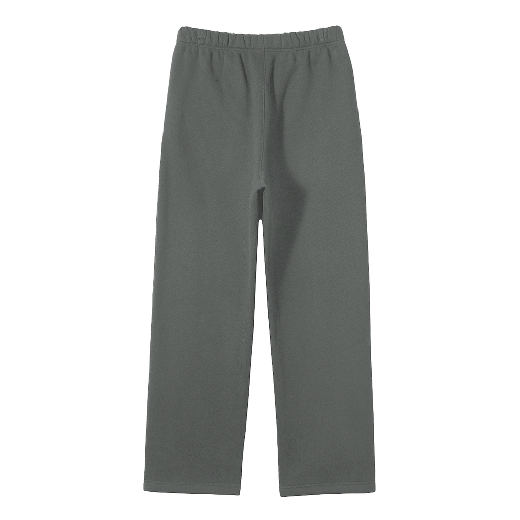 Solid Color Straight Leg Fleece Sweats "Fear May Be The Key"