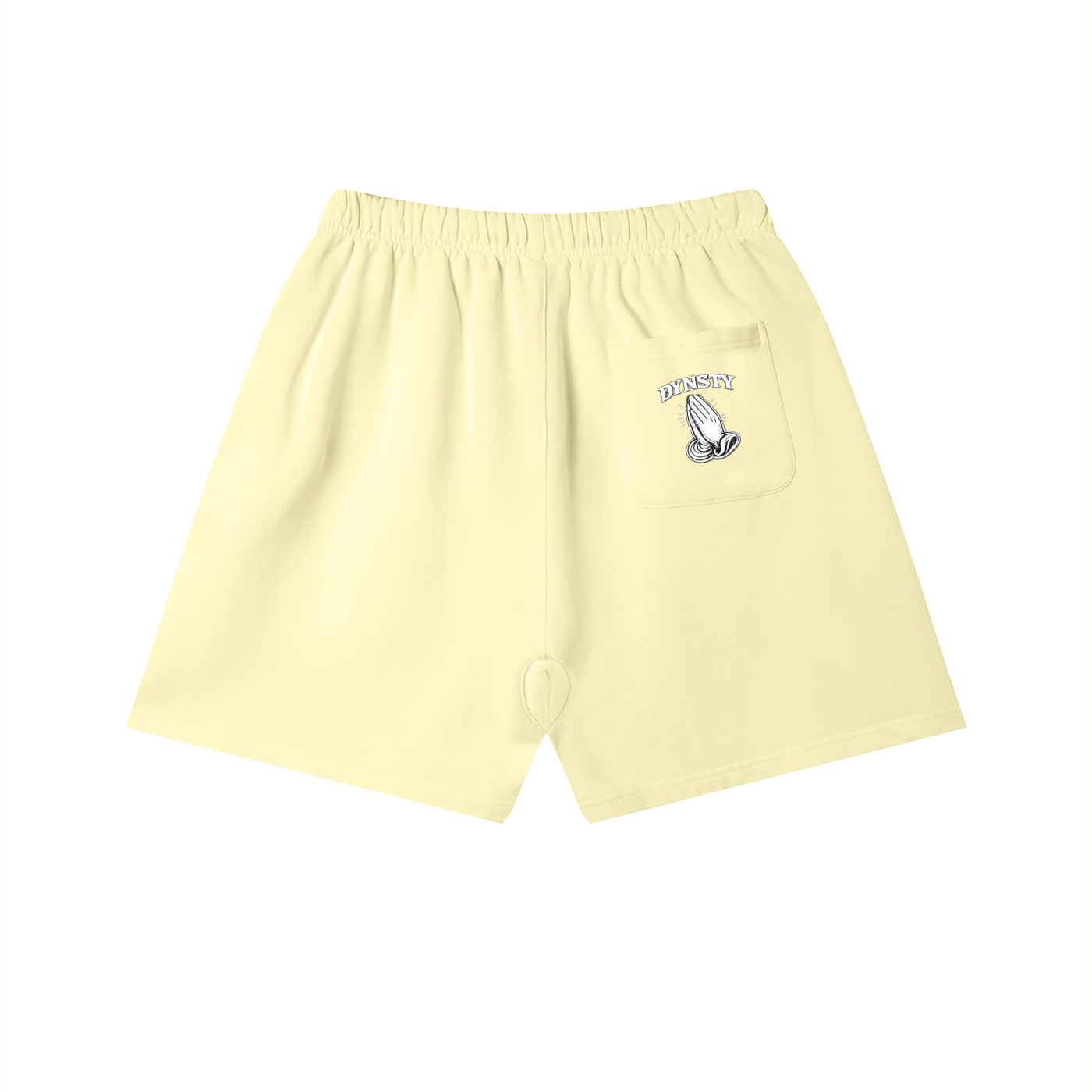 Vintage Wash Cotton Shorts "Fear May Be The Key"