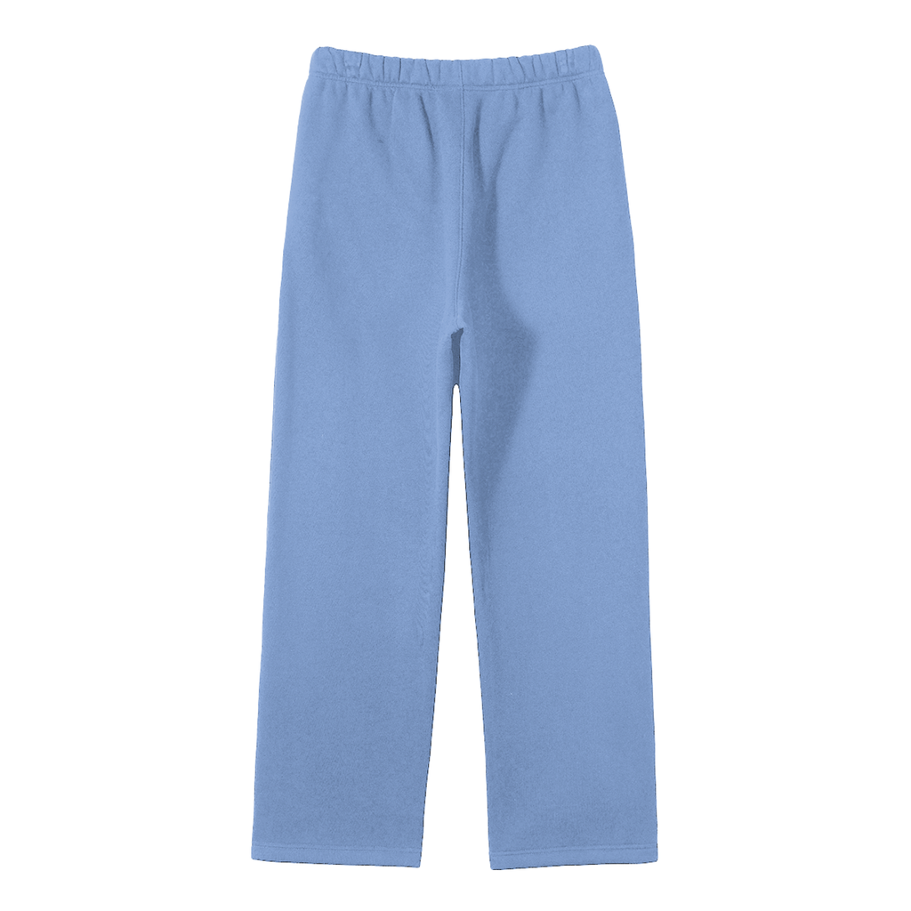 Solid Color Straight Leg Fleece Sweats "Fear May Be The Key"