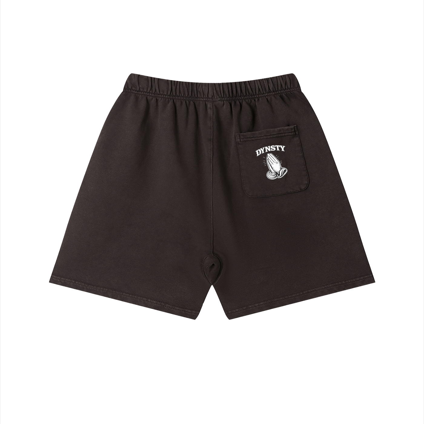 Vintage Wash Cotton Shorts "Fear May Be The Key"