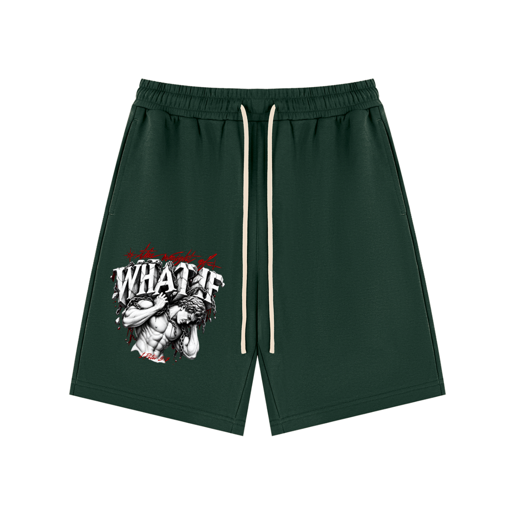 Drawstring Shorts "The Weight of What If"